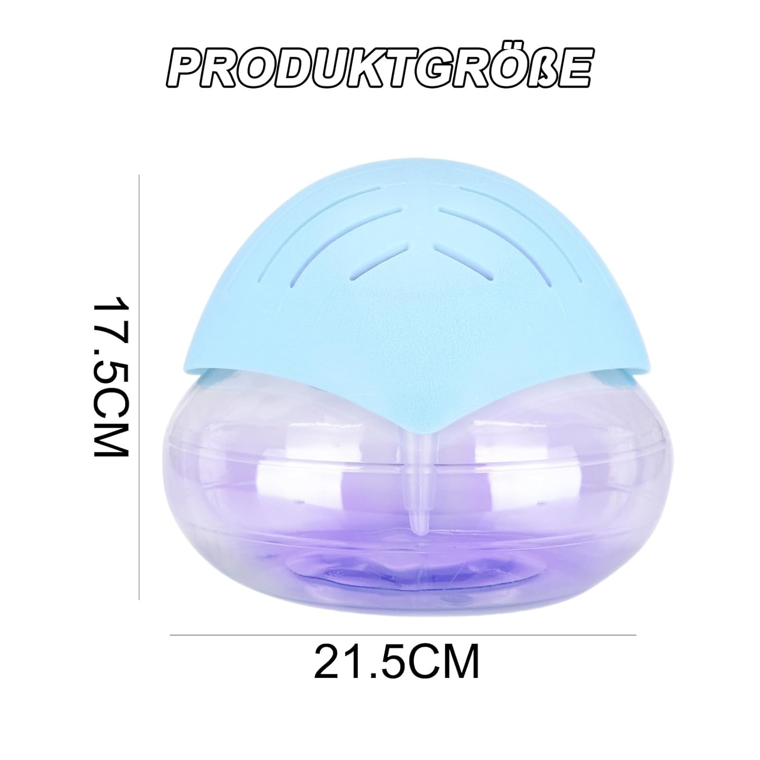 Air Freshener Luftreiniger bis 100m², 1000ml, Luftbefeuchter, Aroma-Diffusor (Hellblau)