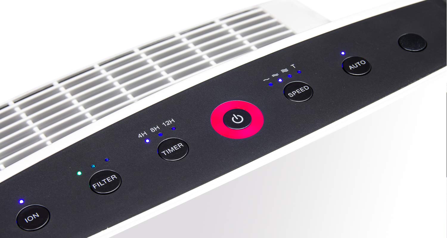 ALR550 Luftreiniger mit HEPA- und Aktivkohlefilter, bis 95 m², für Rauch, Staub, Pollen