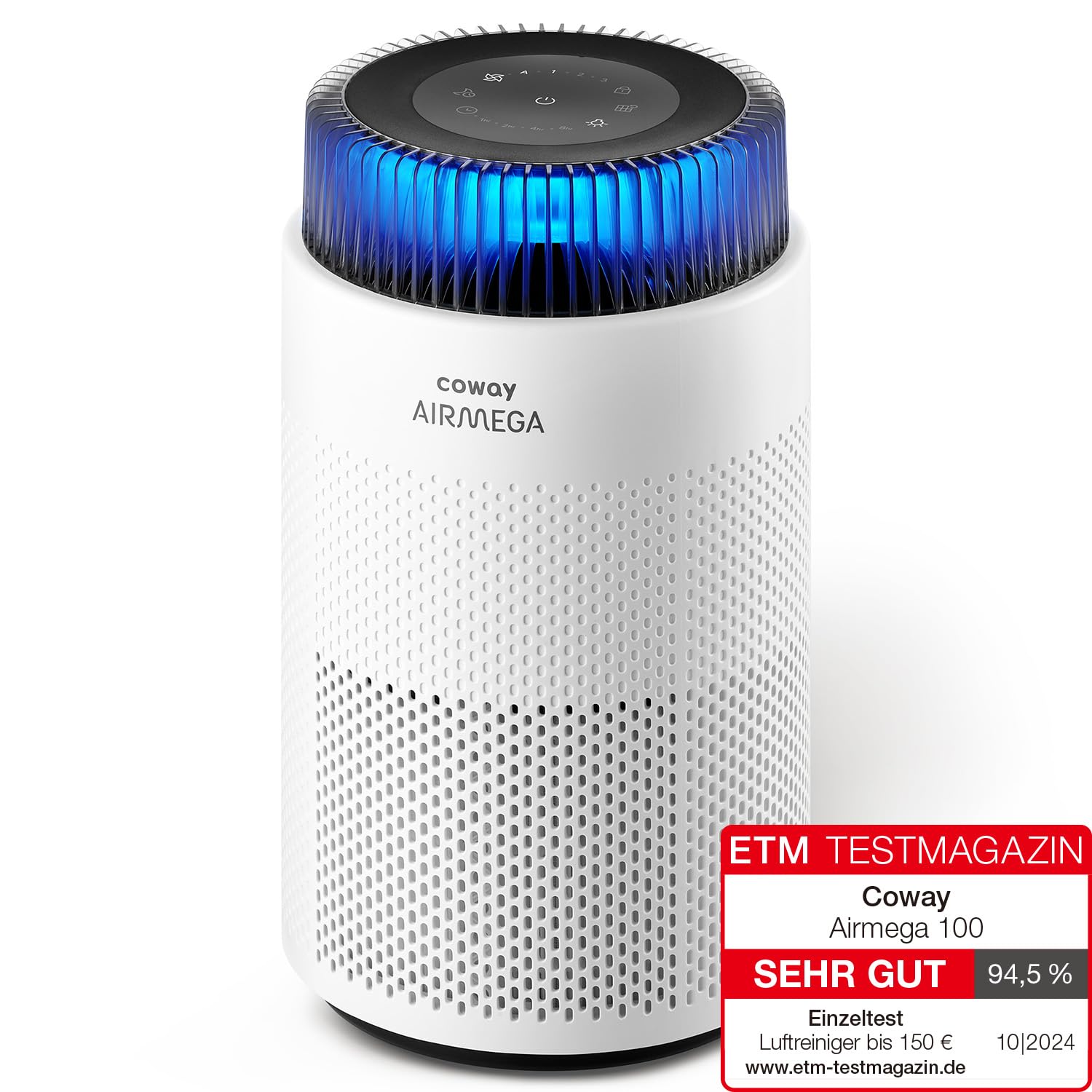 COWAY Luftreiniger für Allergiker, leise, 99,999 % Filterung, ECARF-zertifiziert