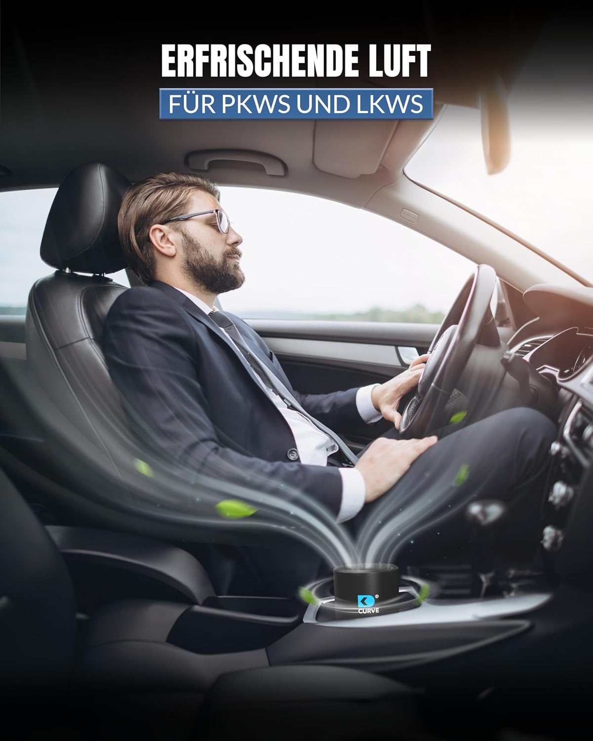 Curve Luftreiniger Granulat 99% Keime Auto Wohnmobil Zuhause Silent