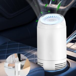 Cuxin Luftreiniger für Auto H13 HEPA Filter Rauchgeruch Pollen Staub