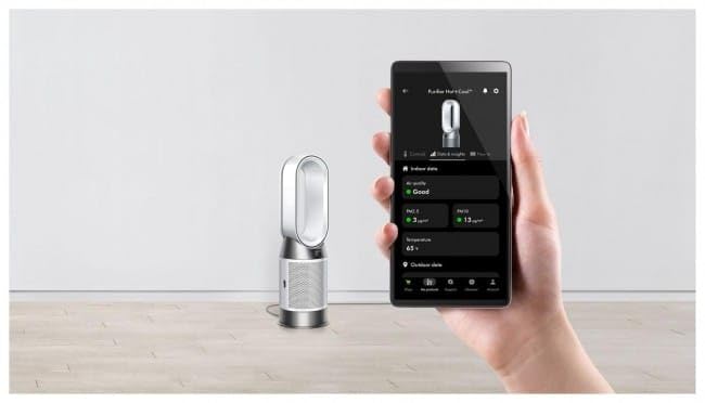 Dyson Purifier Hot+Cool HP1 Luftreiniger mit Heizfunktion, Weiß
