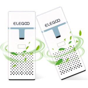 ELEGOO Luftreiniger für Harzdrucker mit Aktivkohlefilter, 2er-Pack