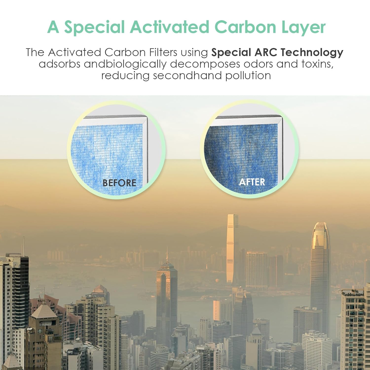 H7123101 Ersatzfilter für Govee Air Purifier, H13 True HEPA, Pack of 1