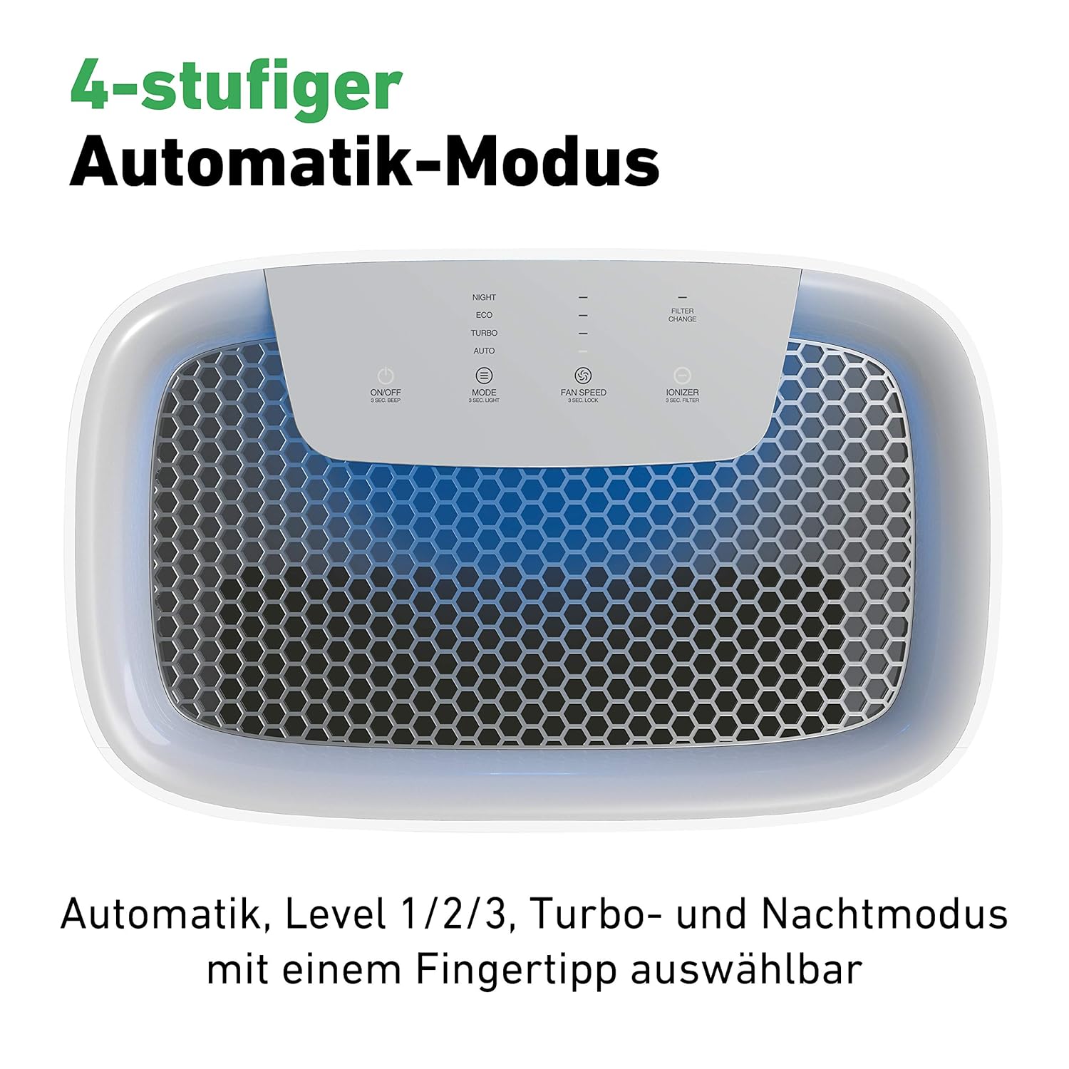 IDEAL Luftreiniger AP35 HEPA Filter für Allergene, Rauch & Gerüche, leise, bis 45 m²