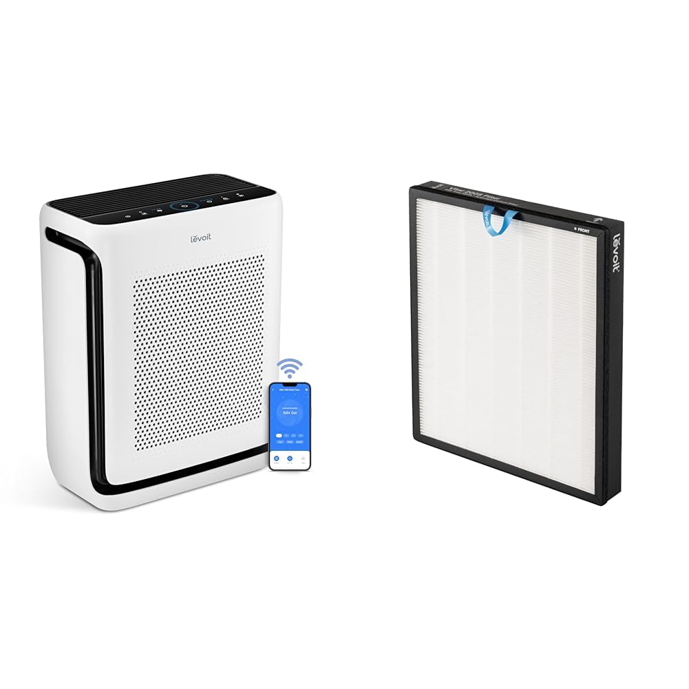 Levoit Air Purifier für Allergiker, HEPA H13 Filter, 52 m², 243 m³/h