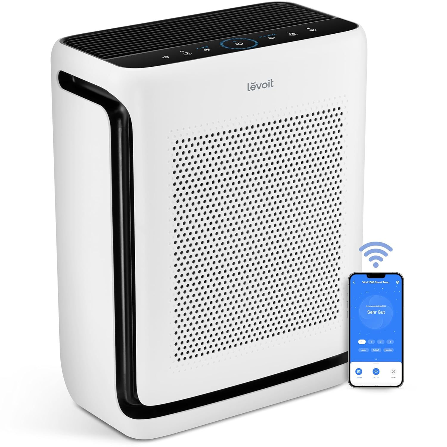 Levoit Air Purifier für Allergiker, HEPA H13 Filter, 52 m², 243 m³/h