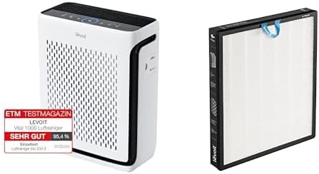 Levoit Air Purifier für Allergiker, HEPA H13 Filter, 52 m², 243 m³/h