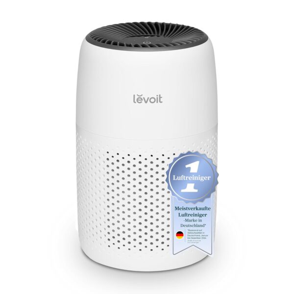 Levoit Luftreiniger HEPA Filter 3 Stufen Aromatherapie für Allergie, Schimmel, Staub, Haustiere, 7W weiß