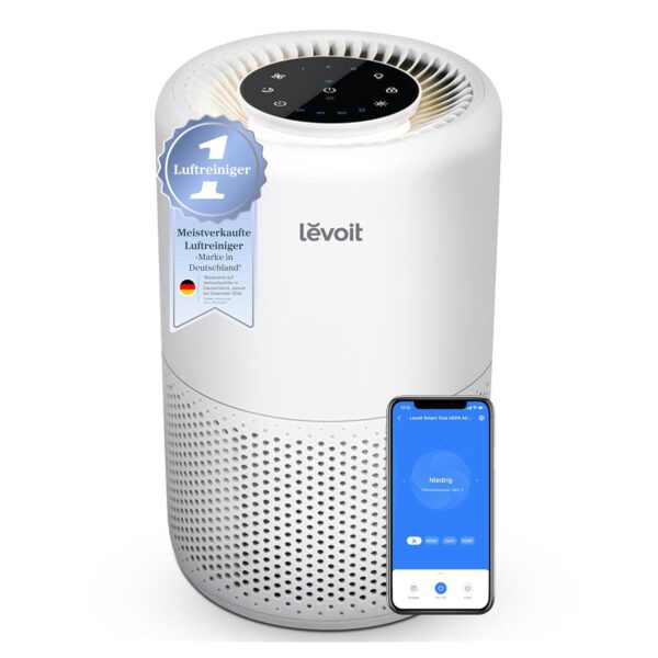 LEVOIT Luftreiniger HEPA-Filter App-Steuerung Schlafmodus für 35 m²