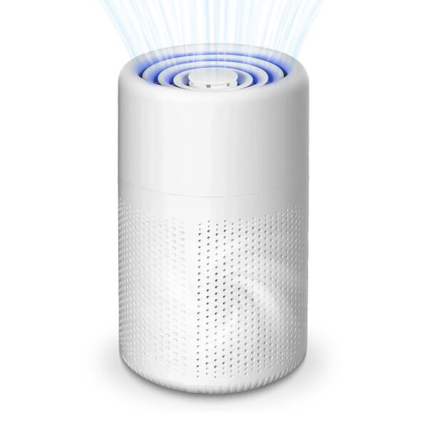 [Marke] Luftreiniger für Allergiker HEPA Filter Rauchentfernung Geruchsbinder 3-Stufen-System