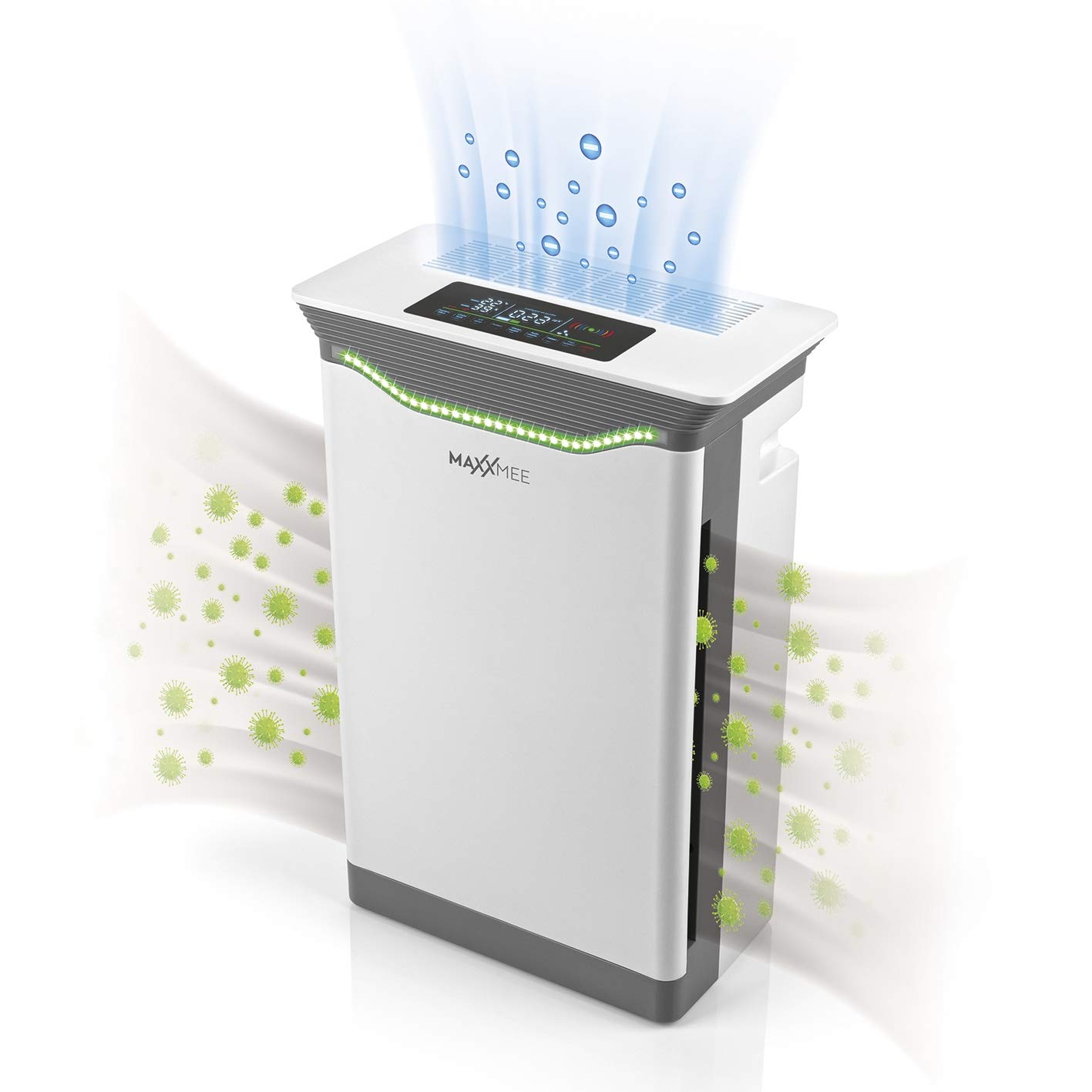 MAXXMEE Luftreiniger-Filter 2er Set Kombifilter Aerosol-Reduktion Allergiker-optimiert