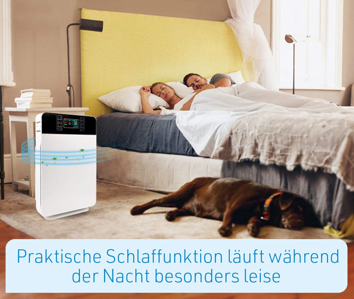 Mediashop Livington Luftreiniger 30 m² UV-ION-Filter 3-stufig