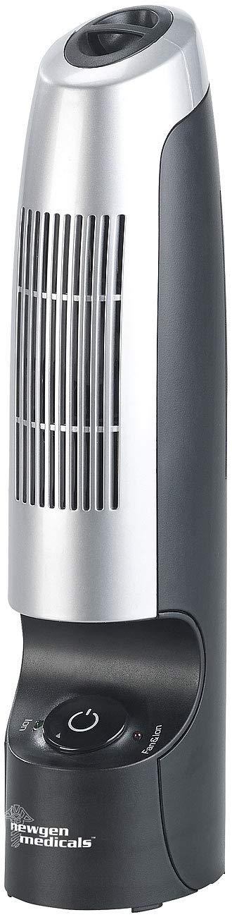 newgen medicals Luftreiniger mit Ionisation, HEPA-Filter, leise, großräumig