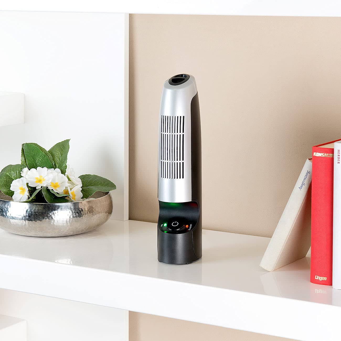 newgen medicals Luftreiniger mit Ionisation, HEPA-Filter, leise, großräumig