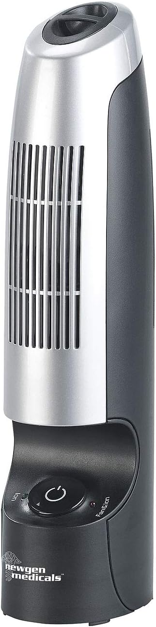 newgen medicals Luftreiniger mit Ionisation, HEPA-Filter, leise, großräumig