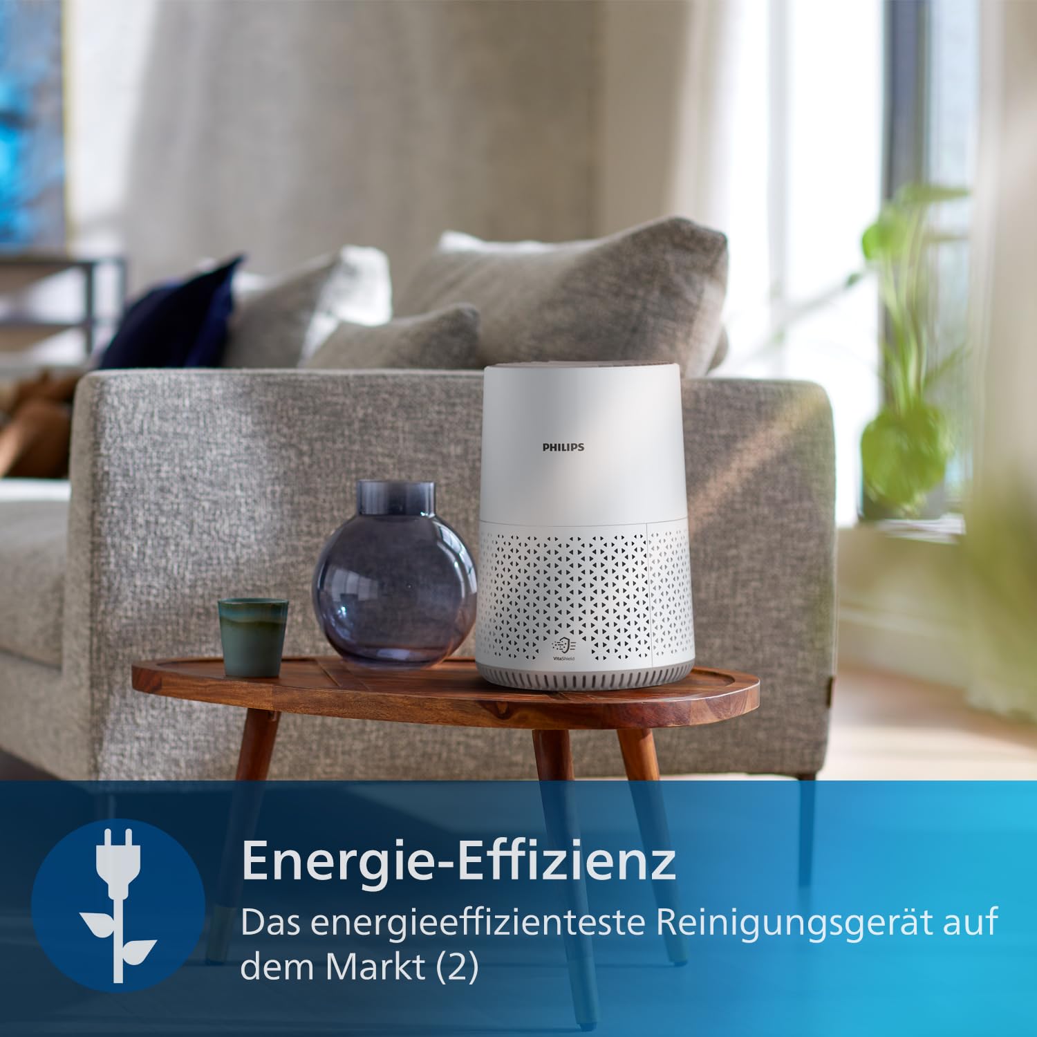 Philips Luftreiniger 600 Serie, HEPA, WLAN-Steuerung, Ultra-leise, 44 m²