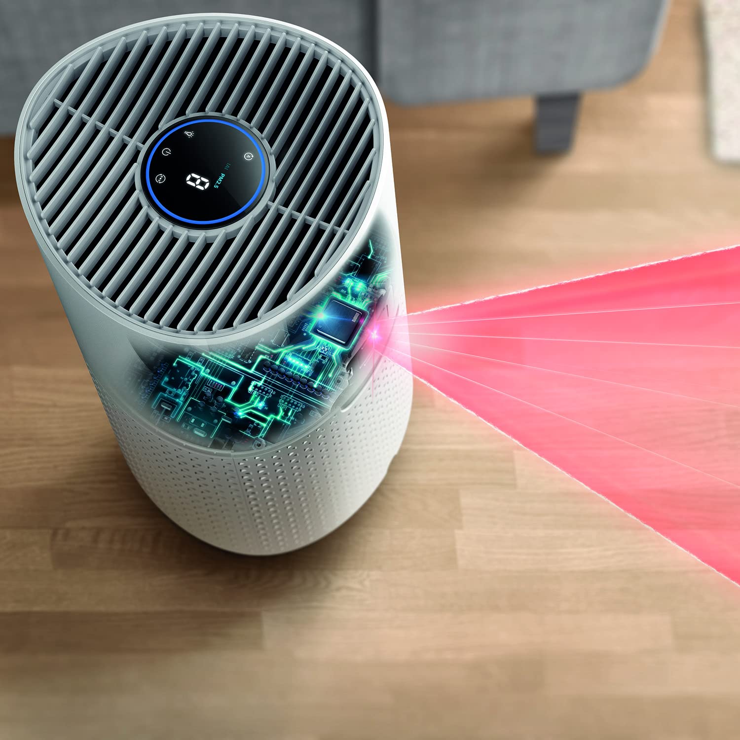 Philips Luftreiniger Smart 1000i Serie HEPA Filter für 78 m²