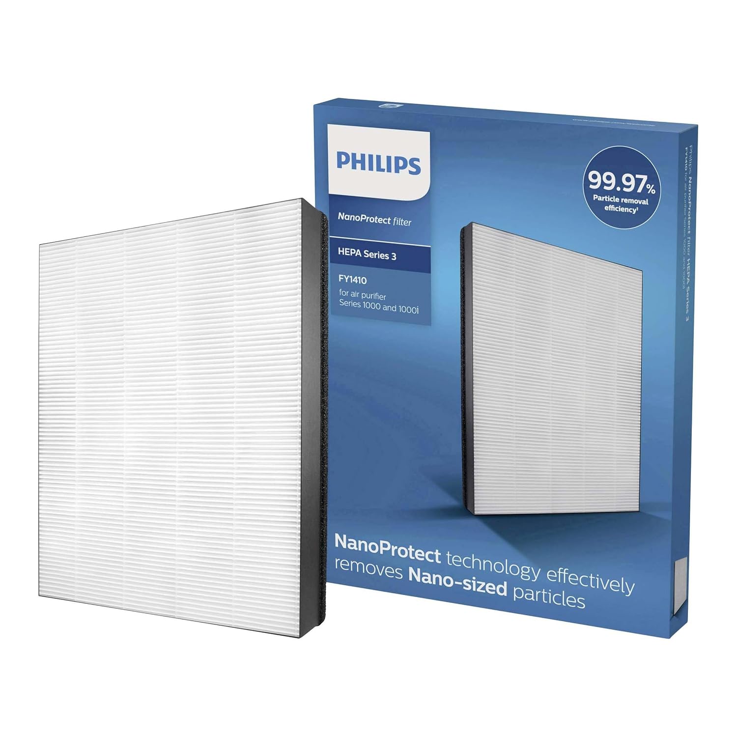 Philips NanoProtect Filter für Luftreiniger Aktivkohle 24 Monate FY1410/30
