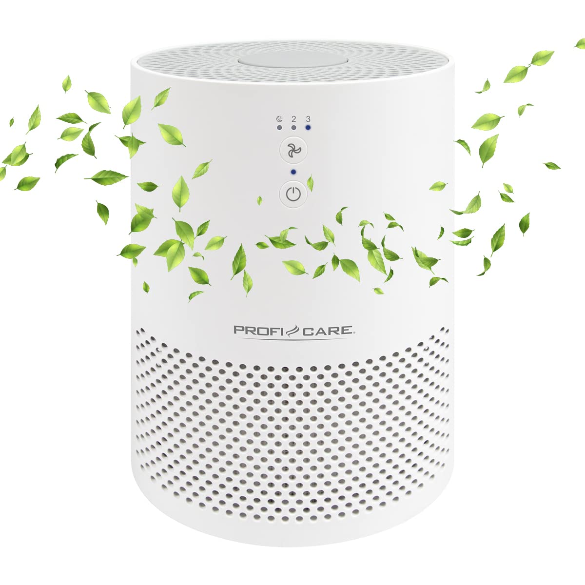 ProfiCare® Luftreiniger für Räume bis 20 m² mit 2 Filtern, 3 Leistungsstufen und Sleep-Modus
