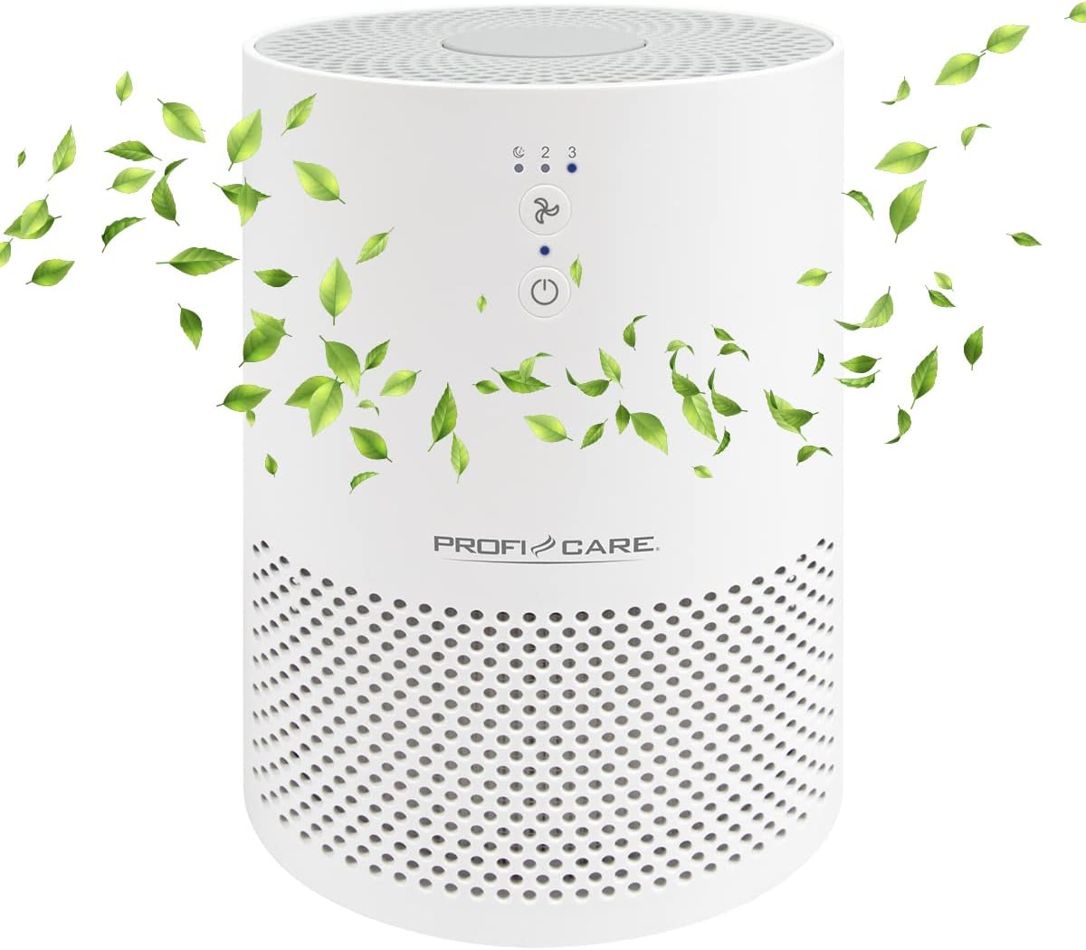 ProfiCare® Luftreiniger für Räume bis 20 m² mit 2 Filtern, 3 Leistungsstufen und Sleep-Modus