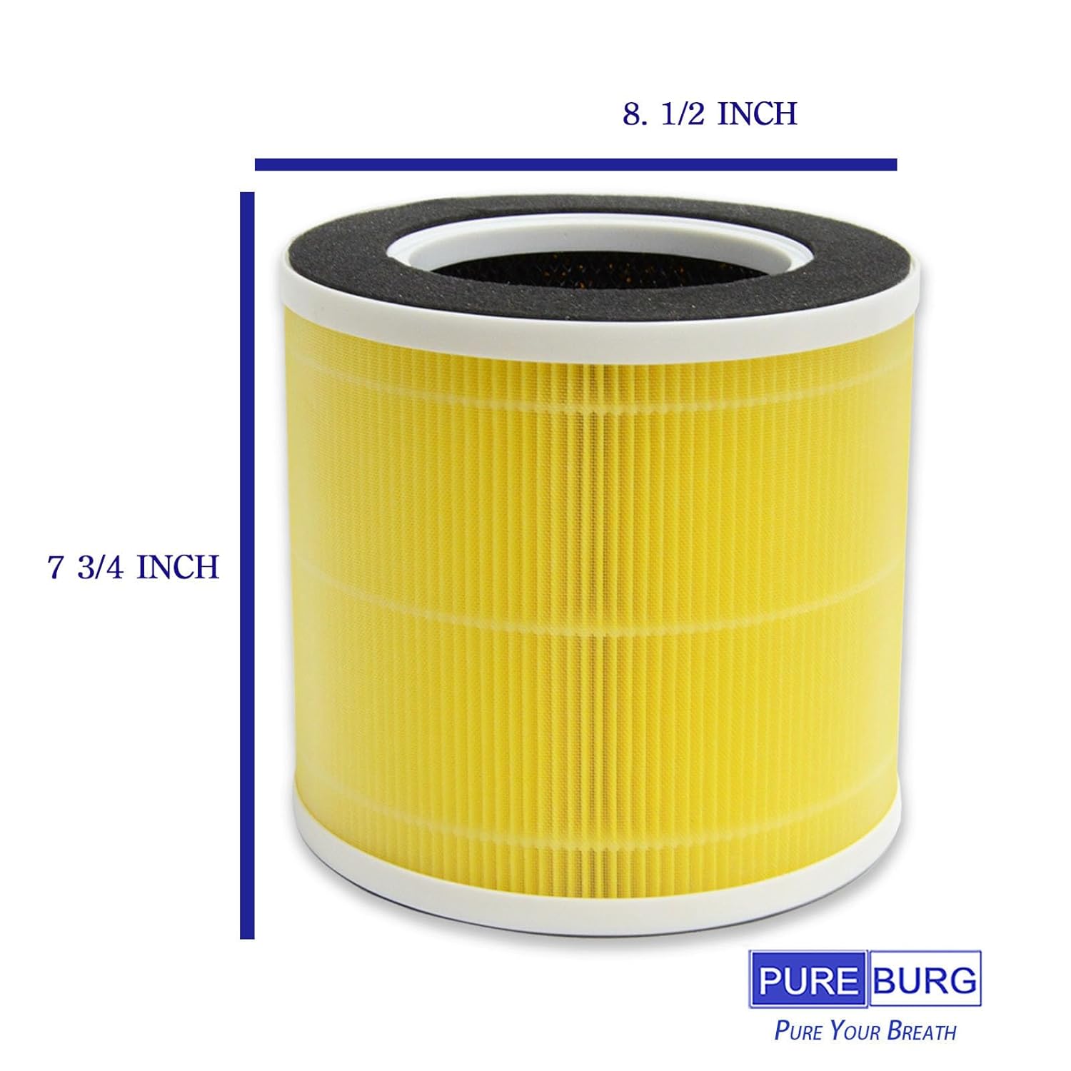 PUREBURG H13 HEPA Filter für RENPHO & Unold Luftreiniger, Pack 2