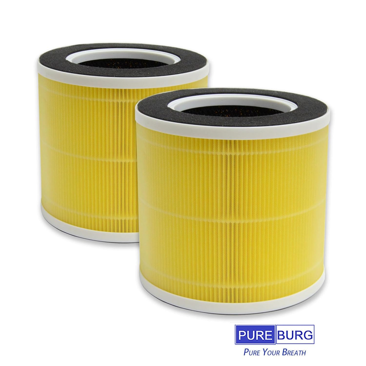 PUREBURG H13 HEPA Filter für RENPHO & Unold Luftreiniger, Pack 2