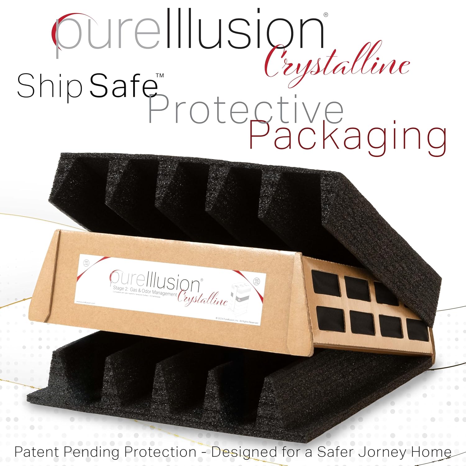 PureIllusion Wissenschaftlich Geprüfter Luftreiniger-Gasfilter für IQAir HealthPro V5 Zellenmodul